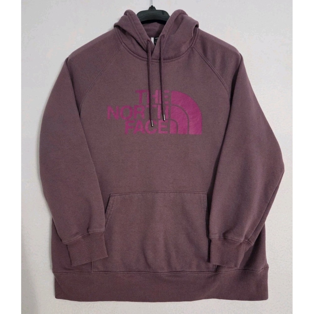The North Face Pullover Long Sleeve Casual Hoodie Womens Size XL Purple Burgundy